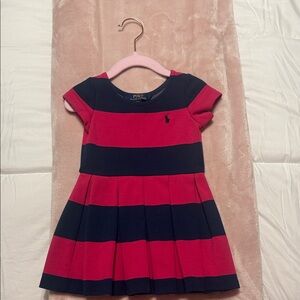 Polo by Ralph Lauren Kids Dress in Pink and Navy